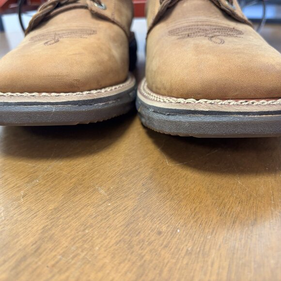 Rocky Men’s Leather Work Boots – Tan – Excellent Pre-Owned Condition Size 11 W - Picture 2 of 9